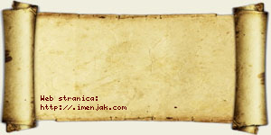 Nina Jaćimović vizit kartica